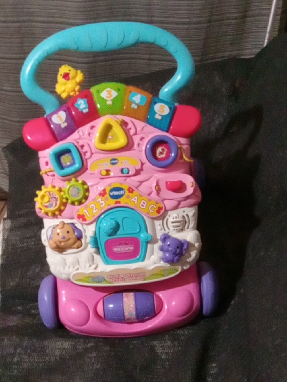 Pink & Teal Activity Walker - ABC & 123 Learning Toy